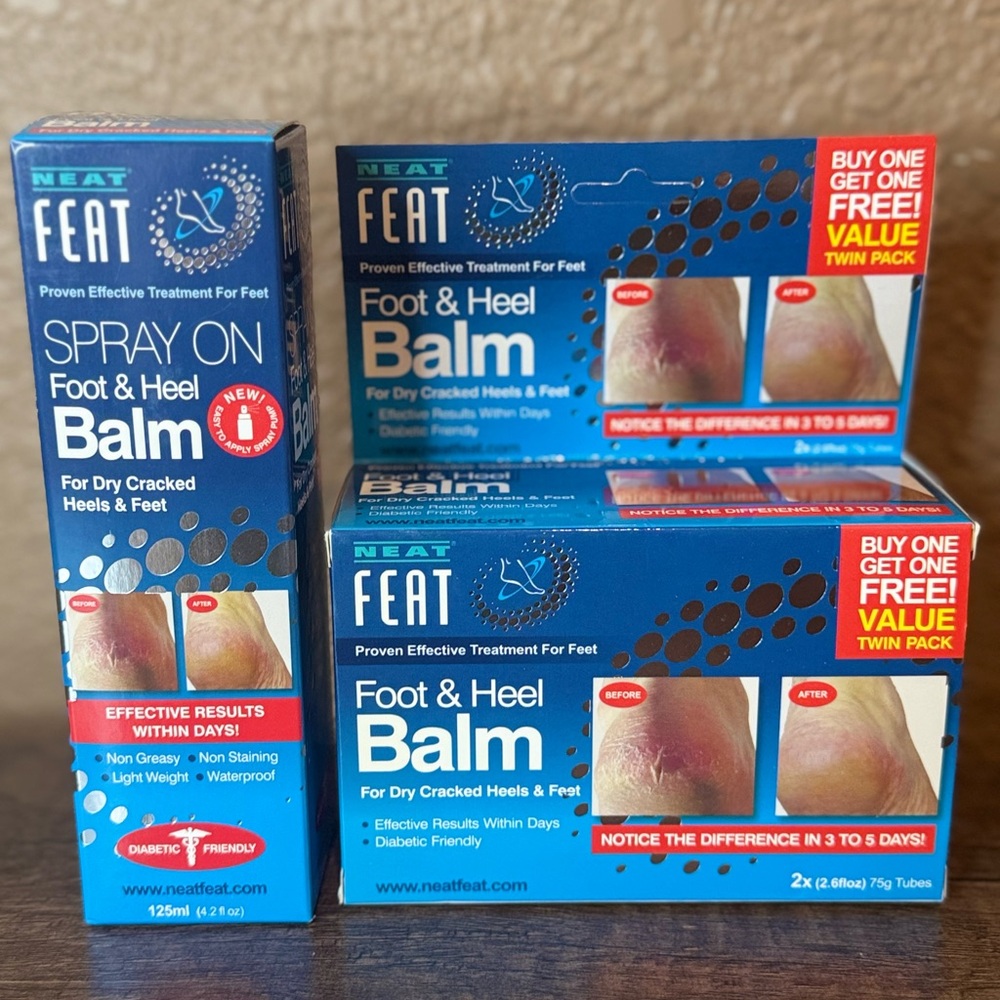 FEAT Foot & Heel Balm and Spray Set